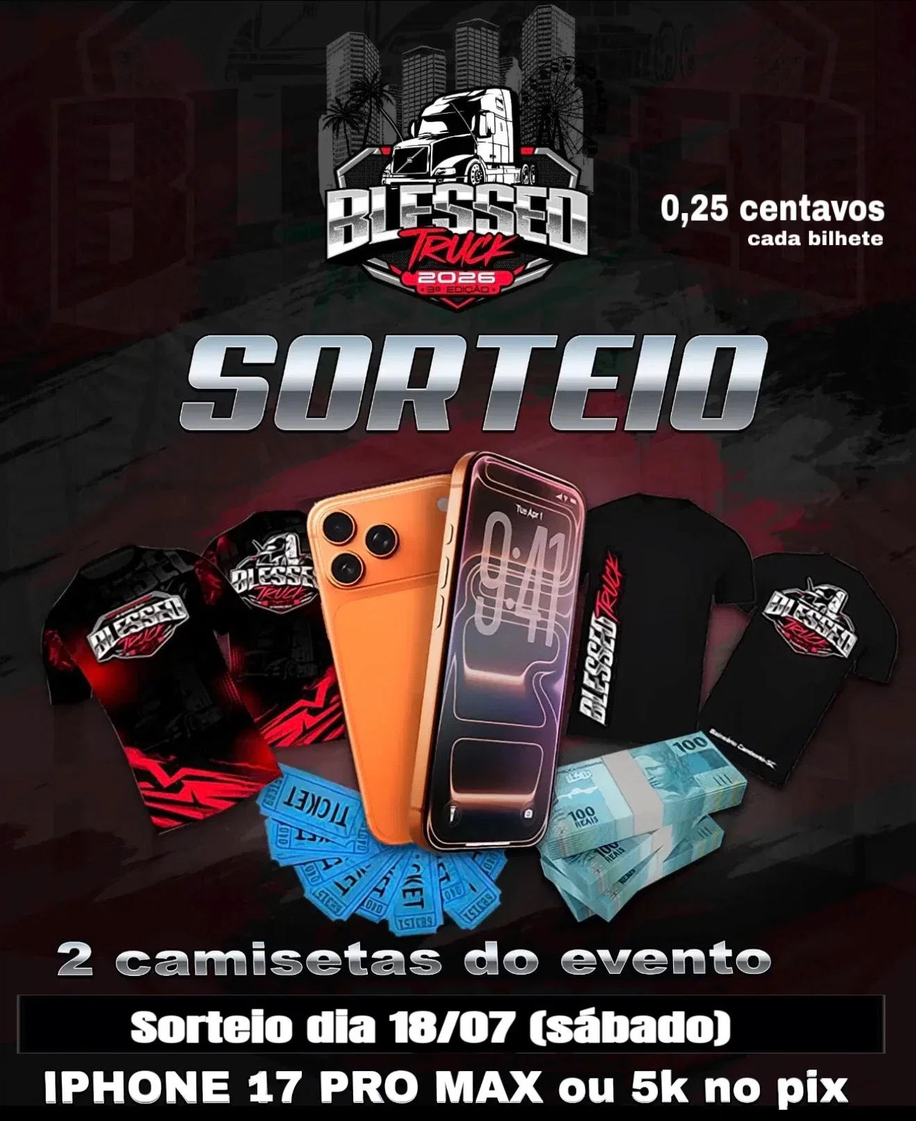 IPHONE17 proMAX ou 5,000.00 na CONTA