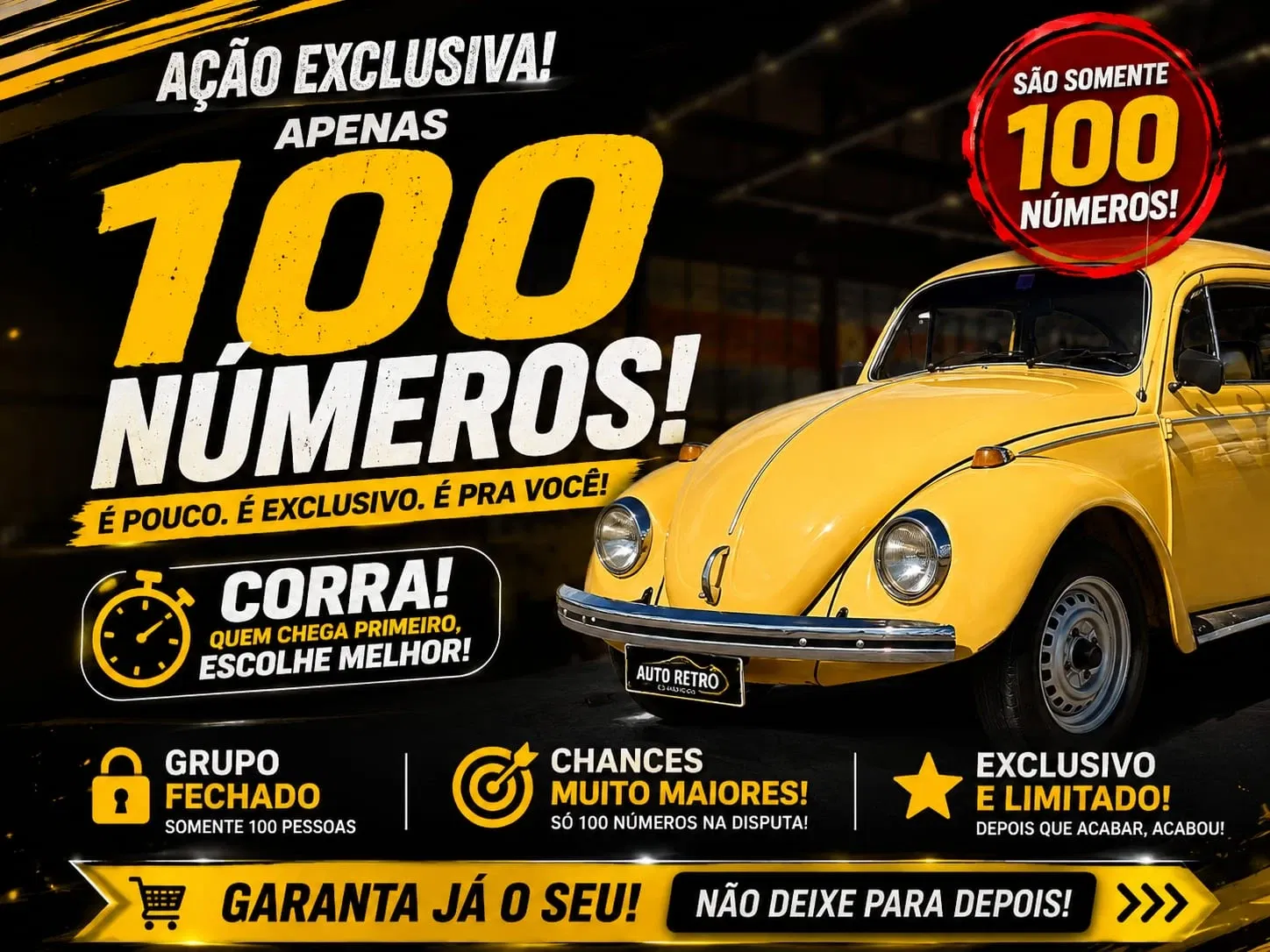 Fusca Amarelo 1980