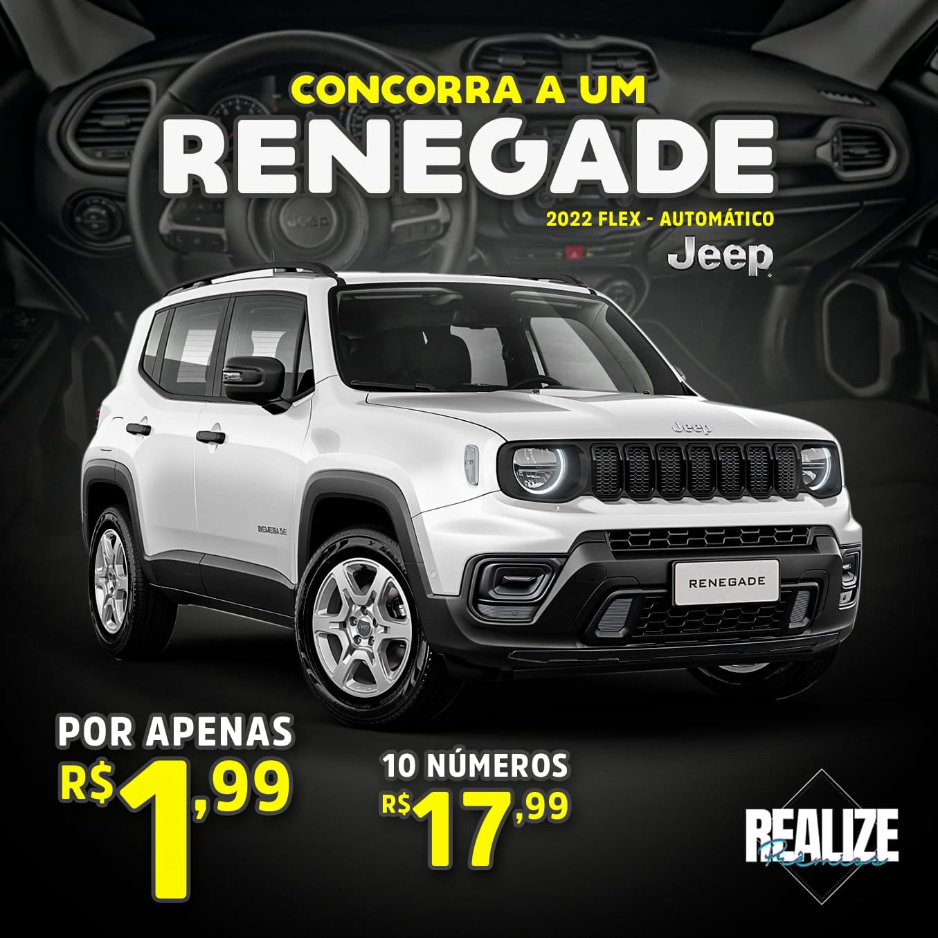 3 reais para 100 cotas + 100 no pix