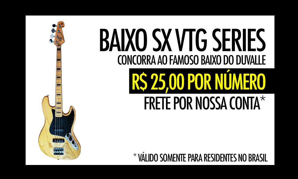 Rifa baixo SX VTG SERIES (o famoso baixo do Duvalle)