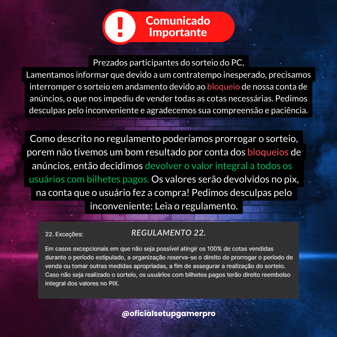 COMPUTADOR GAMER INTEL i5-13600K, GPU ASUS RTX 4070 TUF 12GB Sorteio será realizado pelo resultado da loteria federal!