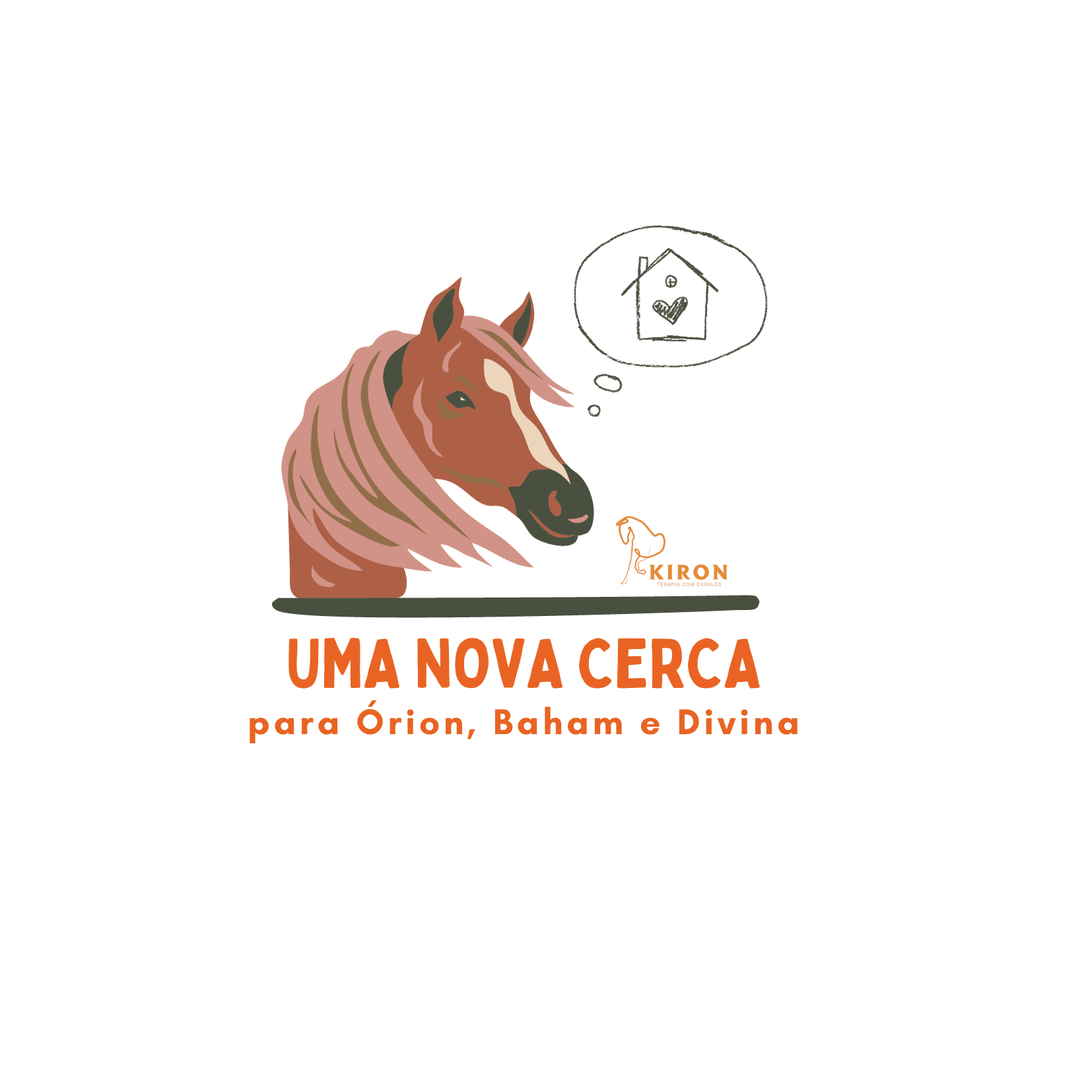 Uma casinha nova para Órion, Baham e Divina.