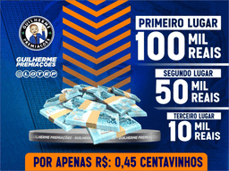 160 MIL EM PREMIOS por apenas R$ 0,45 centavos
