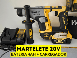 MARTELETE DEWALT 20V + BATERIA 04ah OU R$2.000 NA CONTA