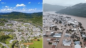 Vítimas das enchetes no Rio Grande do Sul