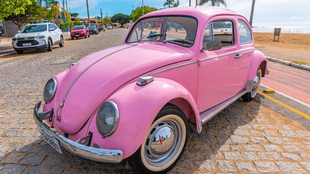 Fusca Rosa 1968 - Grupo Corrente do Bem São Lourenço do Sul