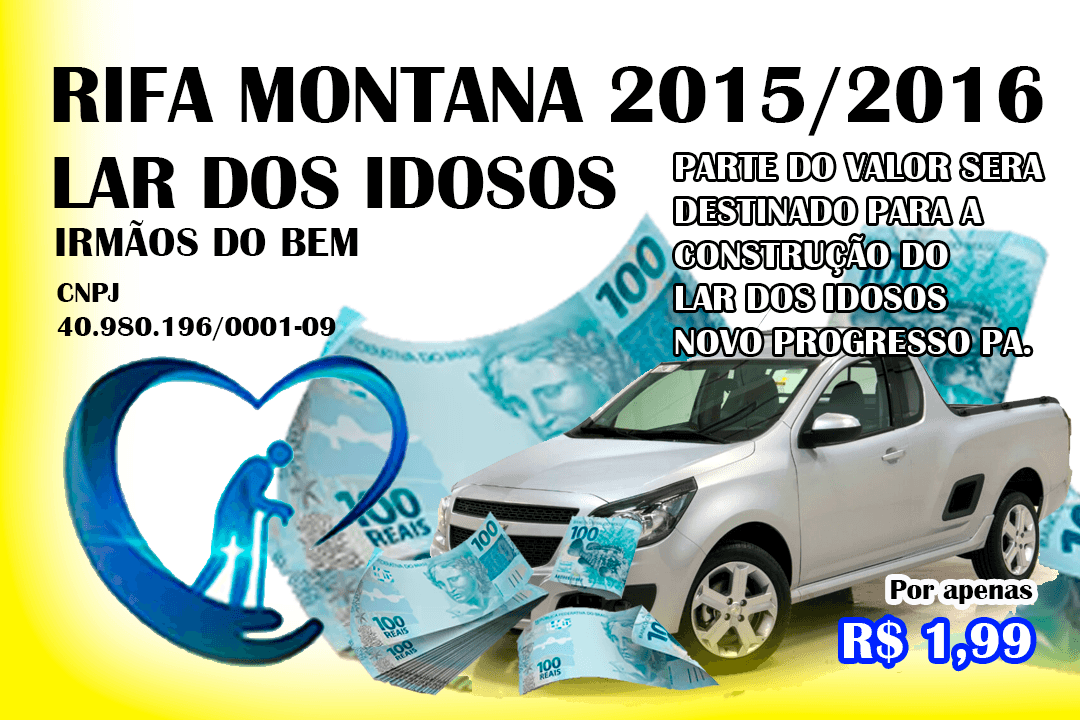 RIFA DA MONTANA 1.4 ANO 2015/2016 EM PROL AO LAR DOS IDOSOS