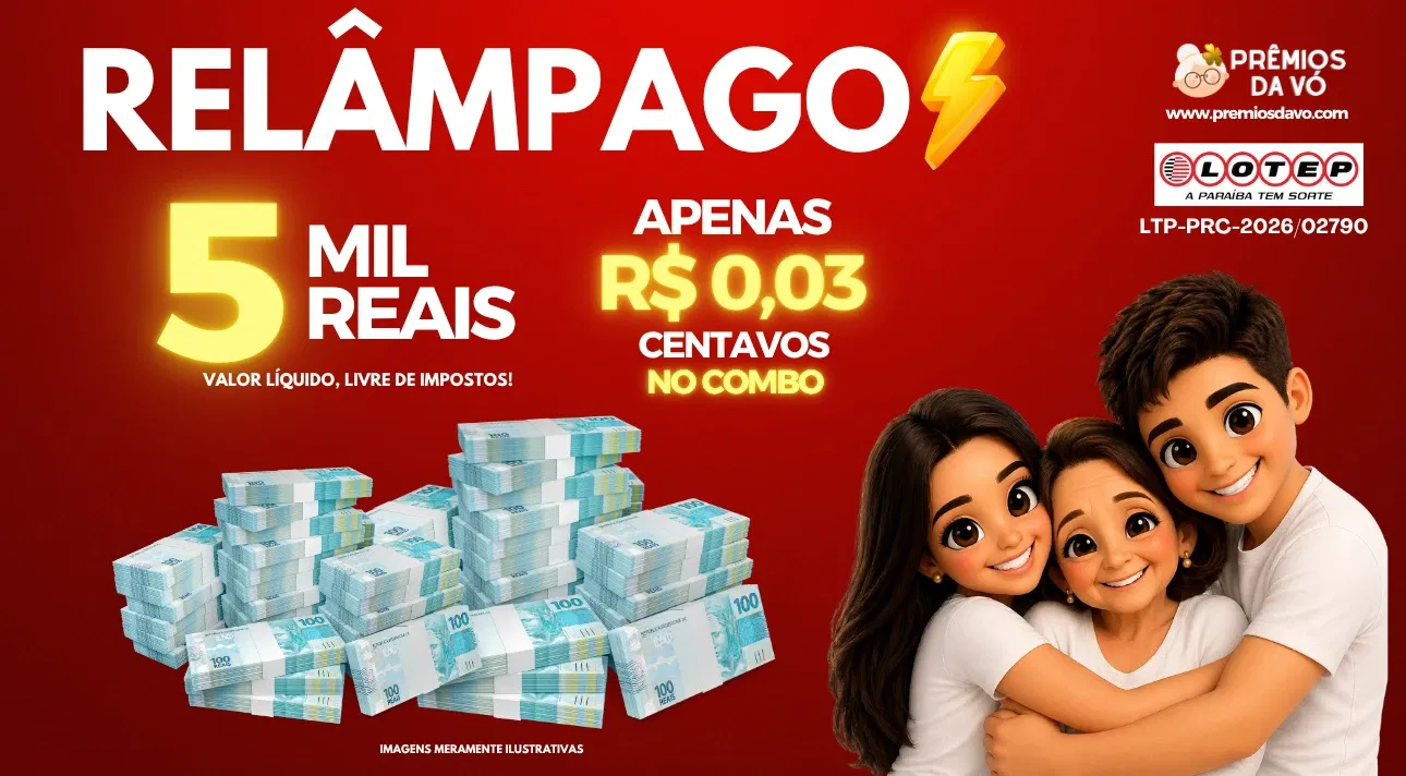 R$ 5 MIL REAIS 😱 POR R$ 0,03 CENTAVOS NO COMBO