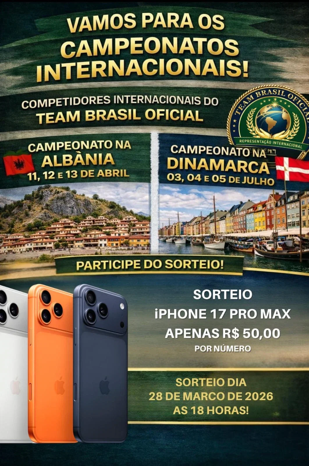 Team Brasil Oficial Campeonatos Internacionais