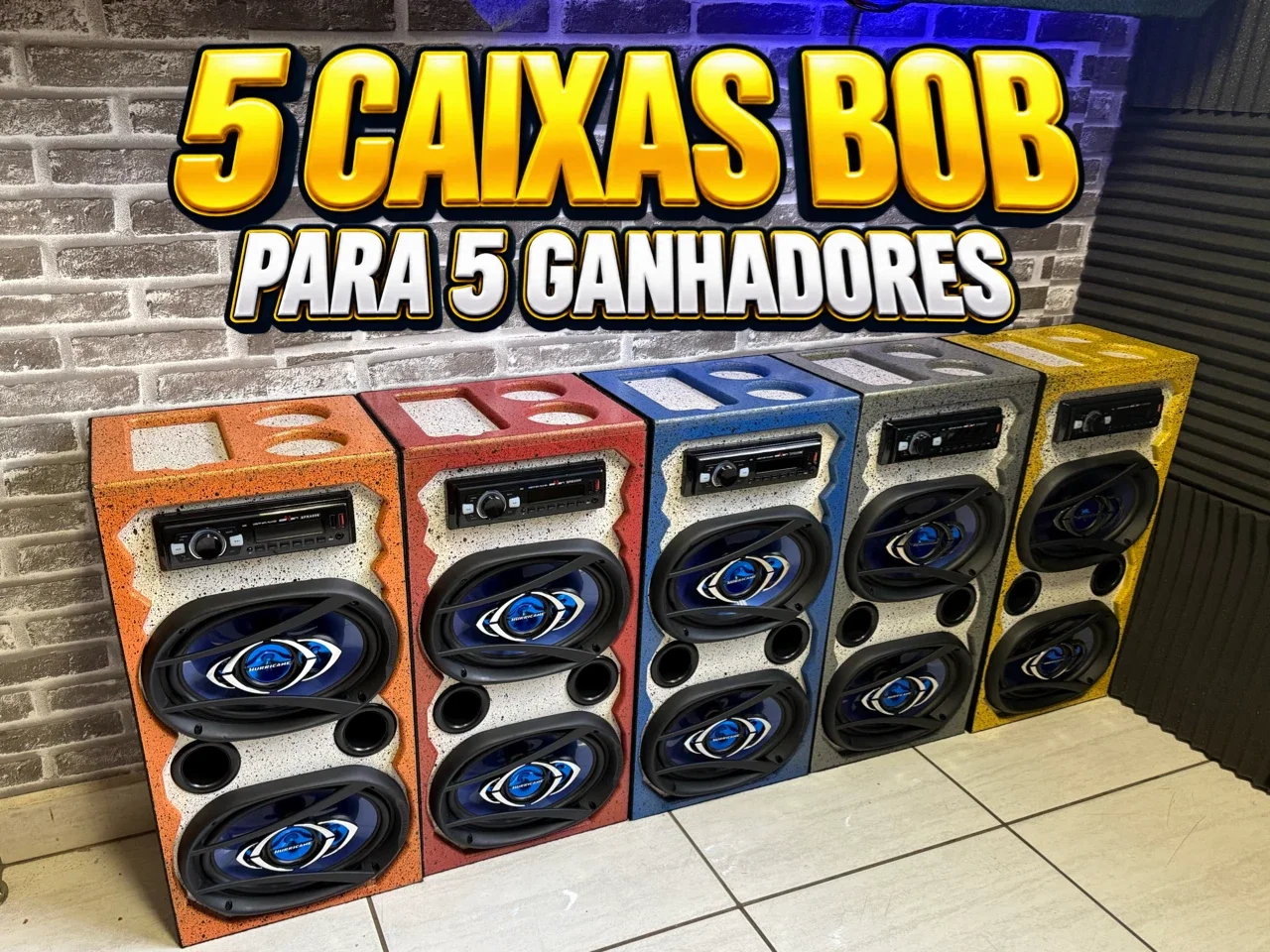 5 CAIXAS BOB 6/9 - 5 GANHADORES
