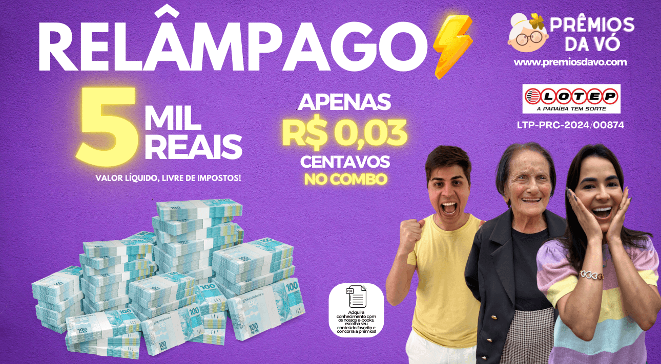 R$ 5 MIL REAIS 😱 POR R$ 0,03 CENTAVOS NO COMBO