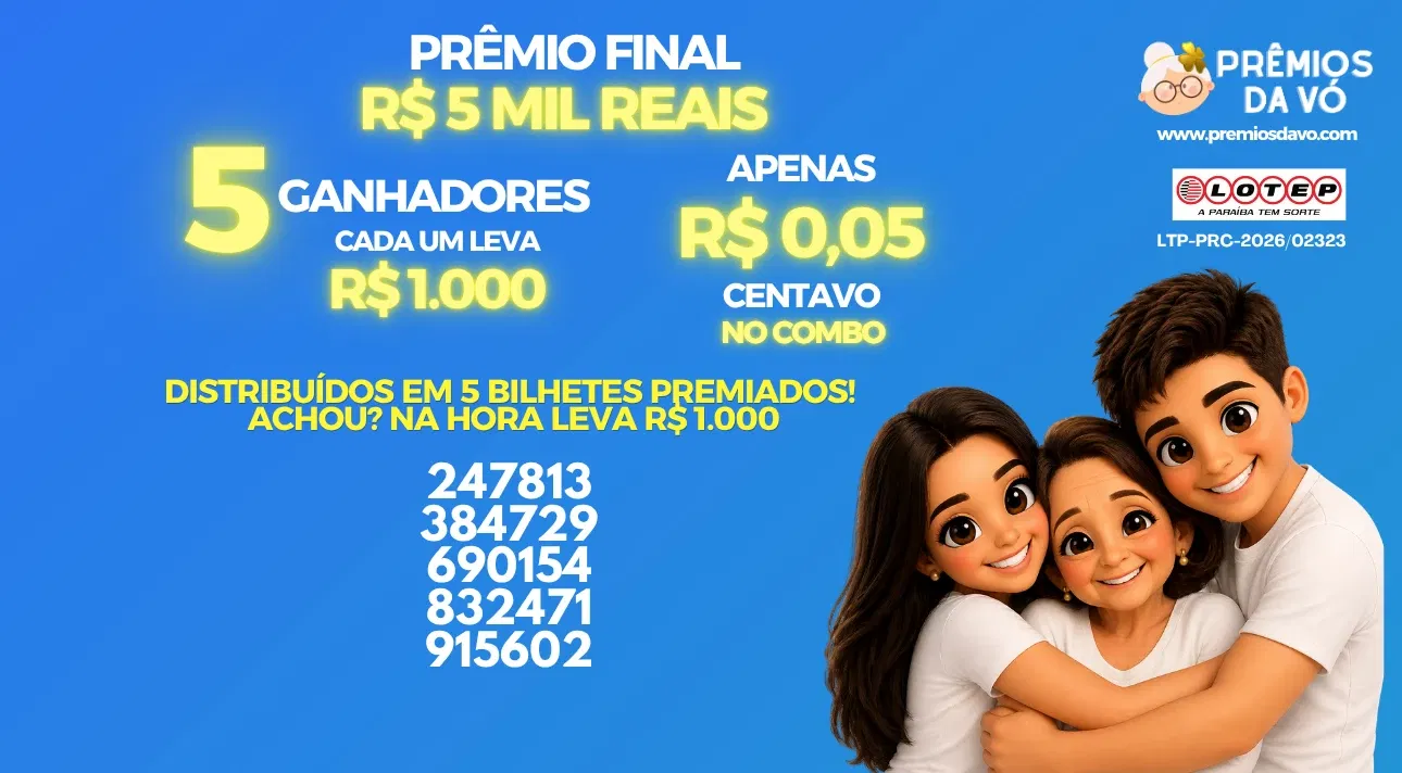 5 GANHADORES DE R$ 1.000 + R$ 5 MIL DE PRÊMIO FINAL 😱 POR R$ 0,05