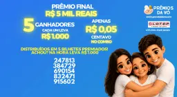 5 GANHADORES DE R$ 1.000 + R$ 5 MIL DE PRÊMIO FINAL 😱 POR R$ 0,05