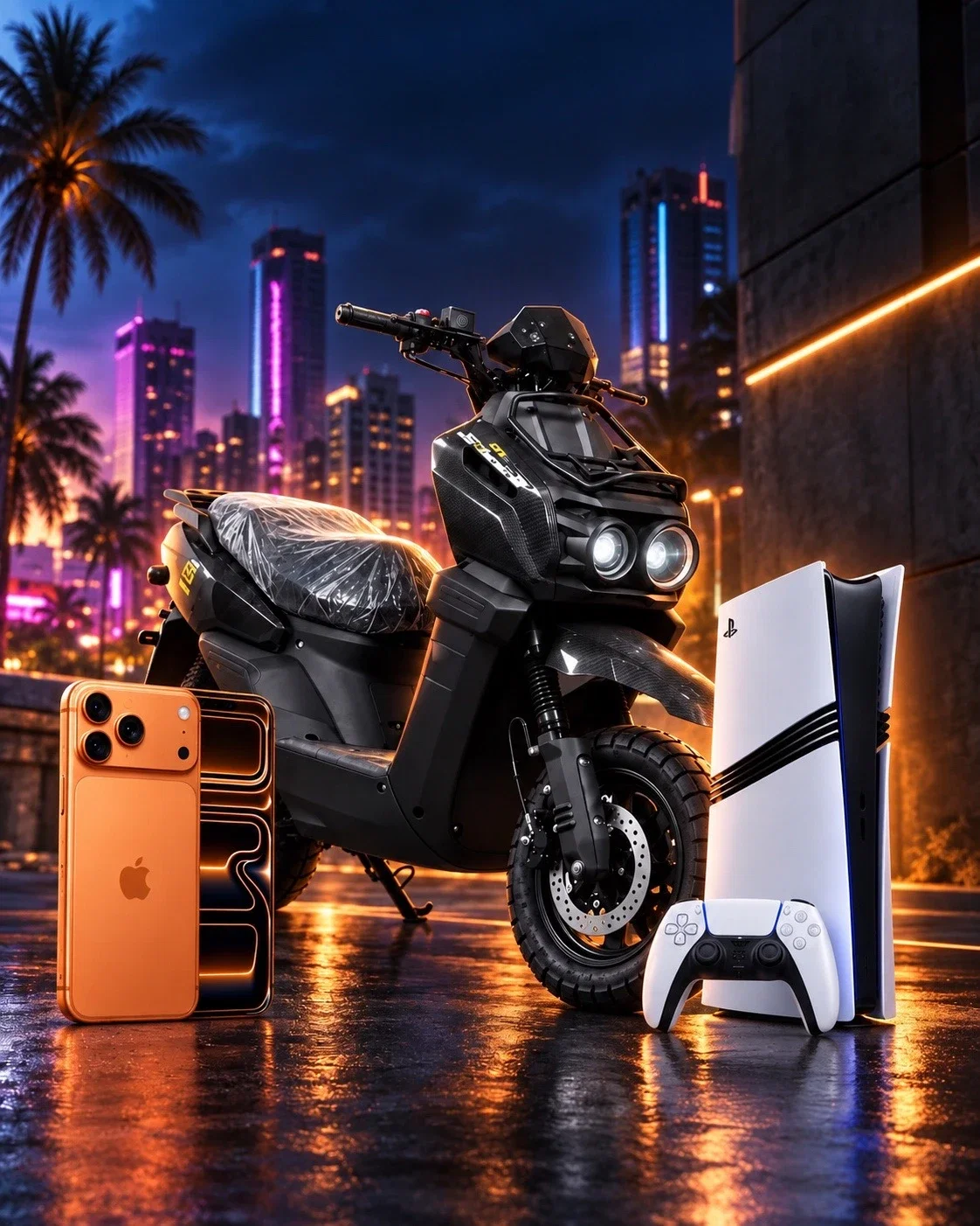 SCOOTER TANK 2026 0KM + iPhone 17 Pro Max LACRADO + PlayStation 5 + GTA 6 🎁🔥