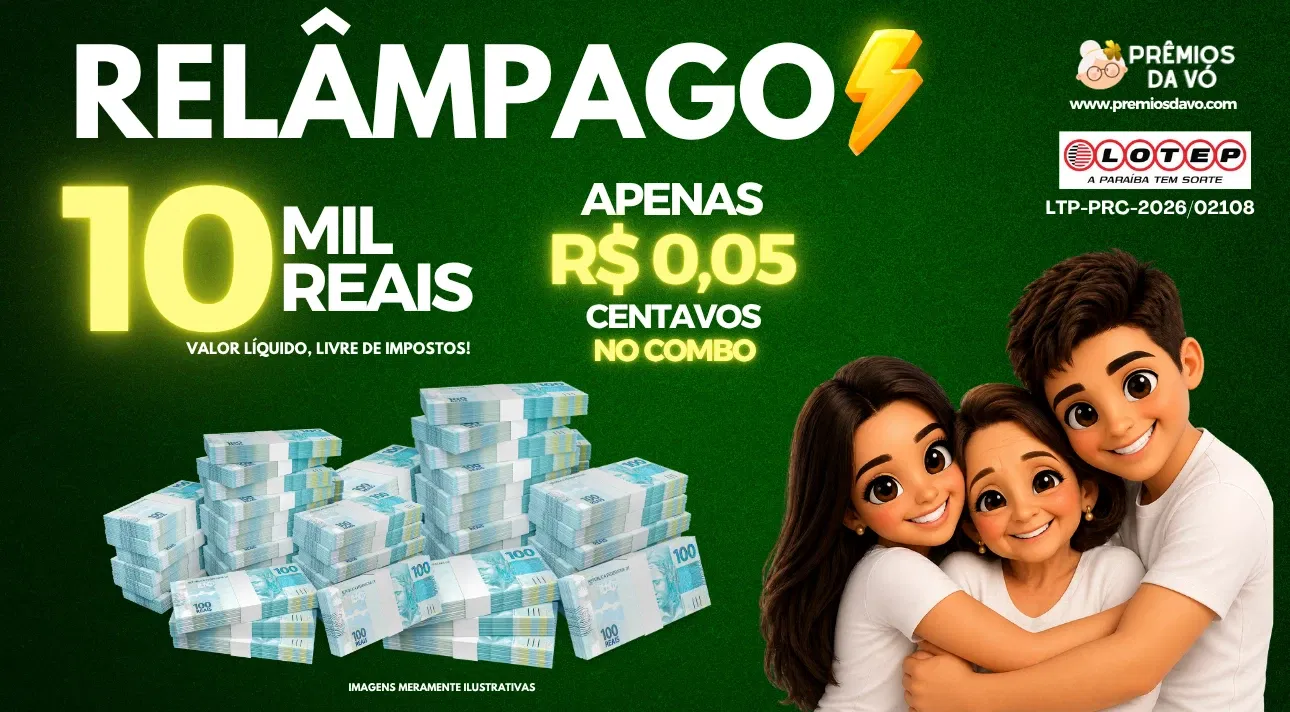 R$ 10 MIL REAIS 😱 POR R$ 0,05 CENTAVOS NO COMBO