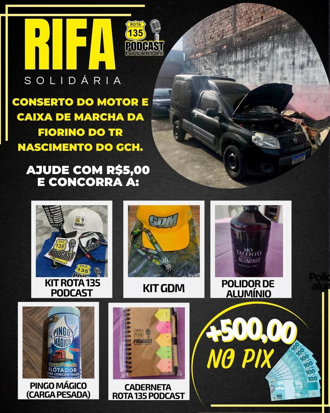 Rifa Solidária Tr Nascimento