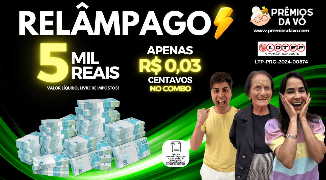 R$ 5 MIL REAIS 😱 POR R$ 0,03 CENTAVOS NO COMBO