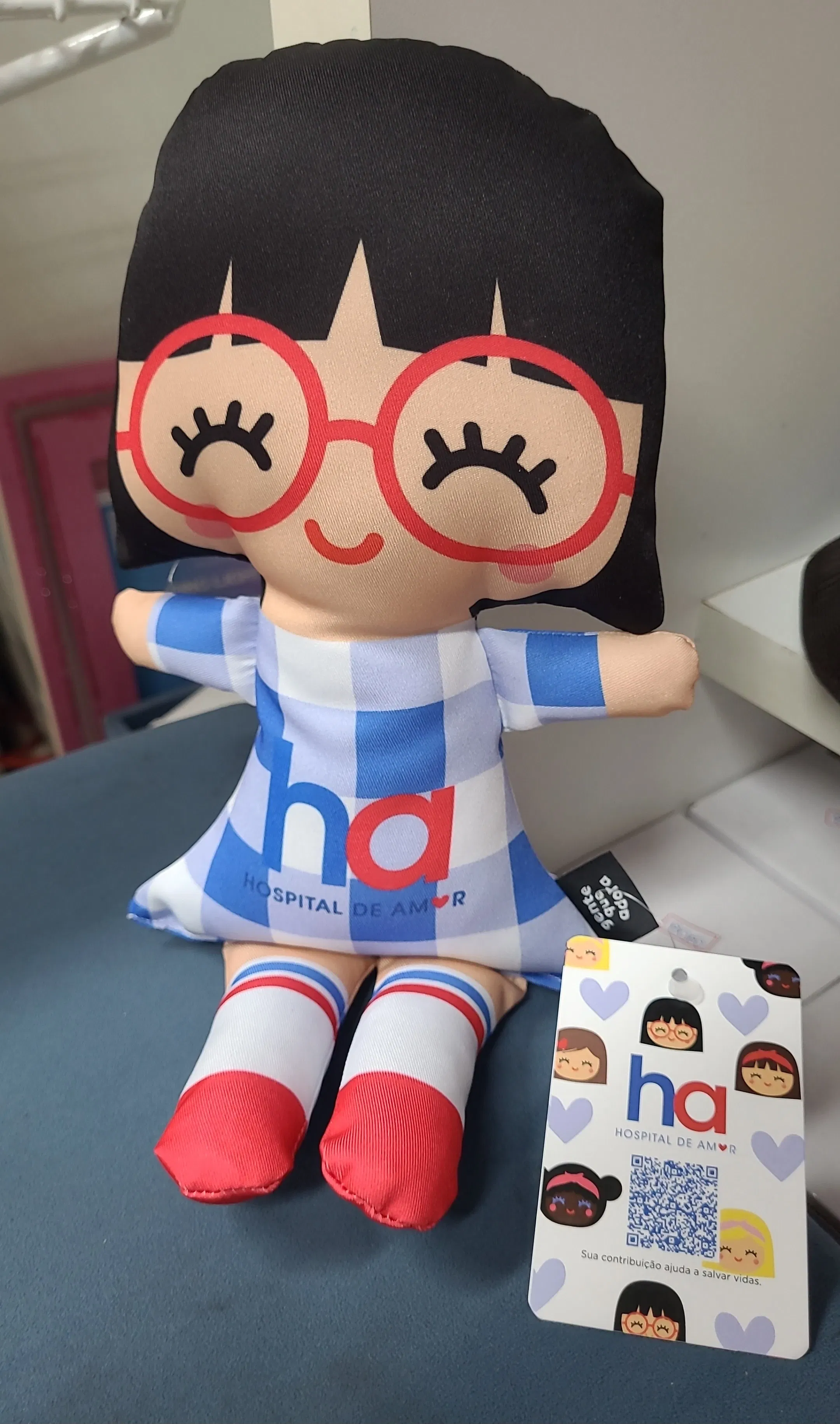 Rifa da mascotinha Amorzeti. Em prol ao Hospital de Amor de Barretos