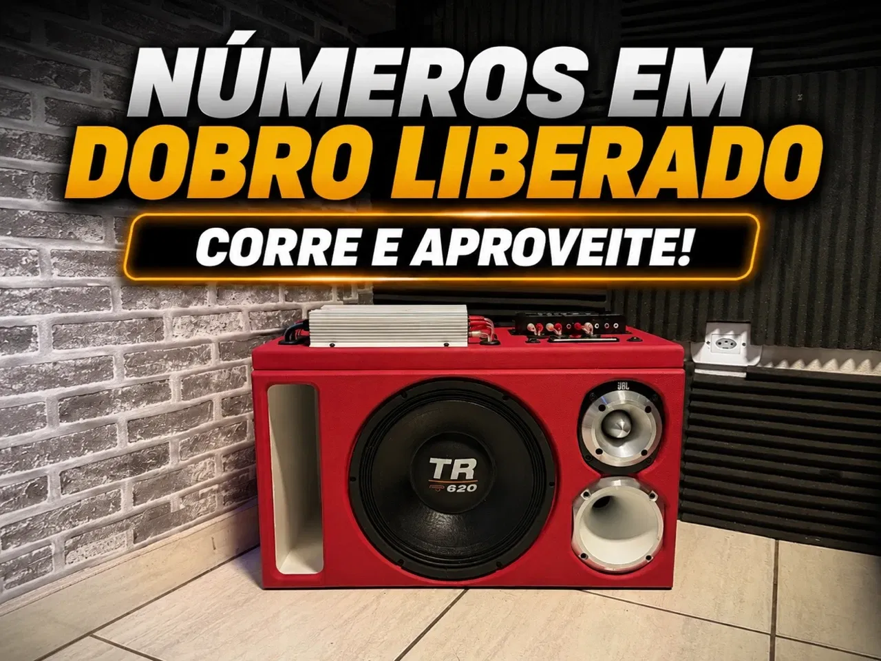 TRIO FÚRIA RED - TR620 + FULL TARAMPS