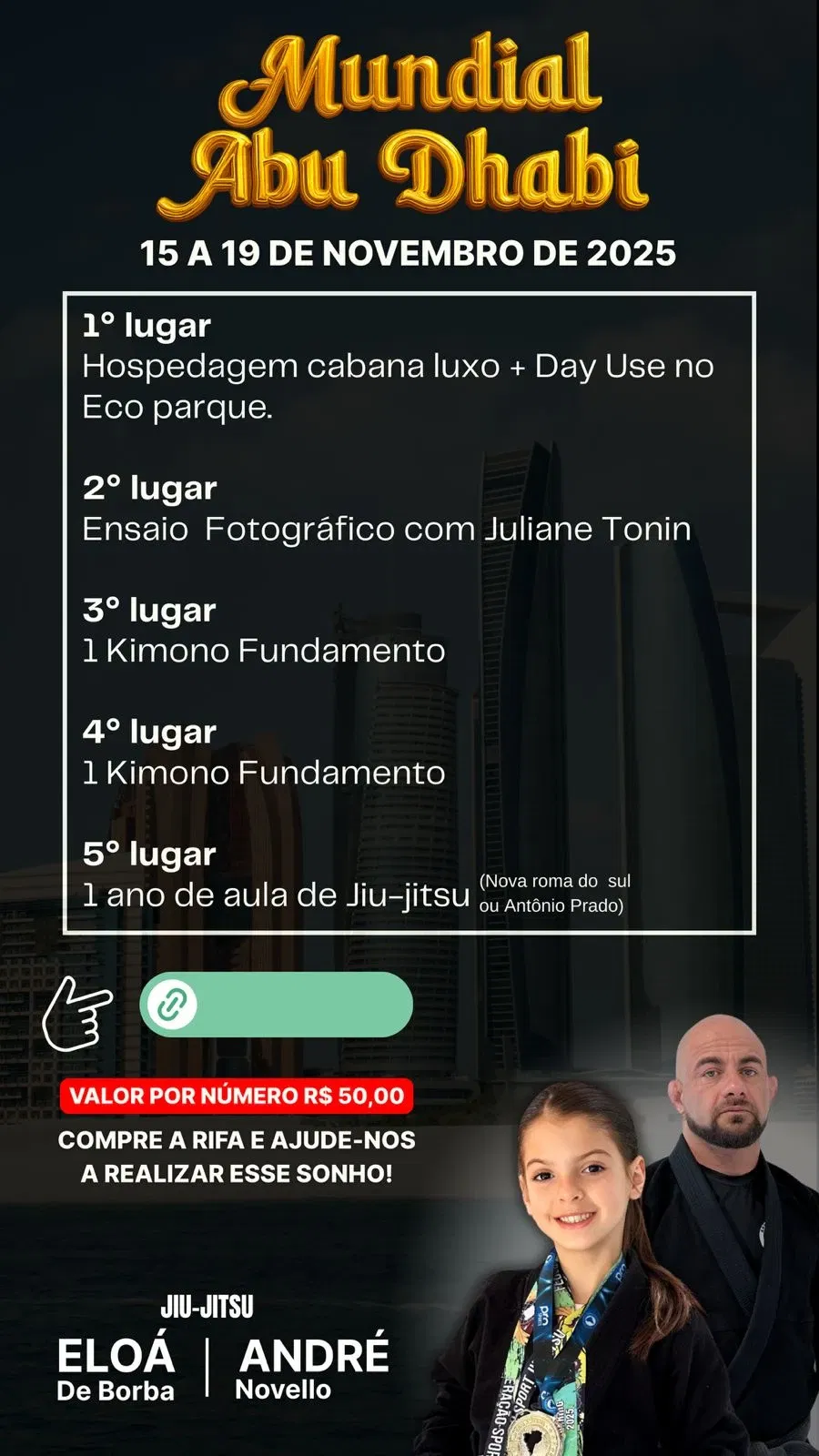 Eloá  e André no Mundial de Abu Dhabi