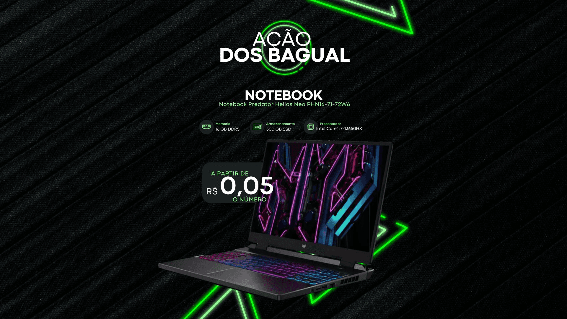 Notebook Gamer Bagual