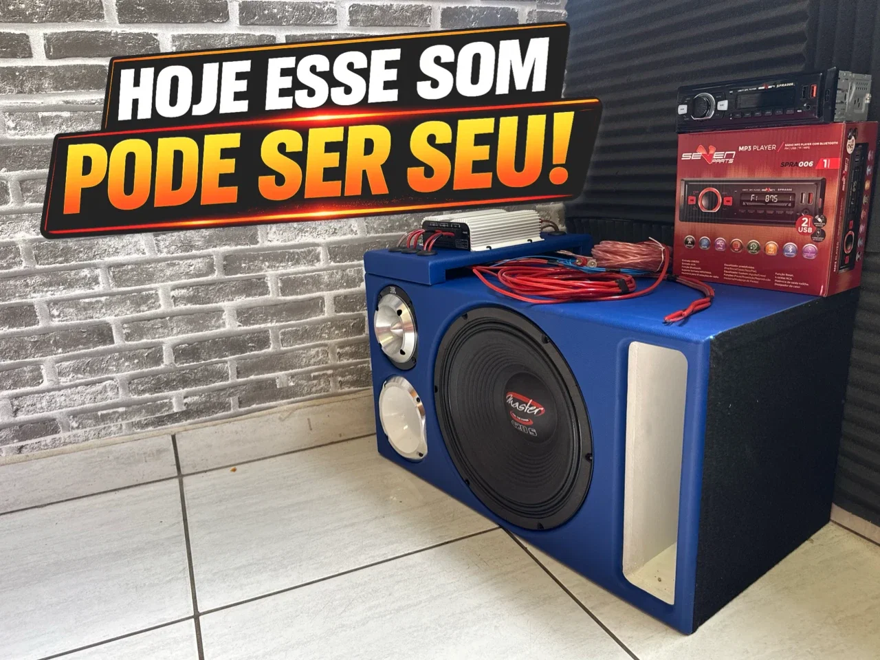 KIT PEGUE E MONTE - TRIO MASTER 420 + TS800X4 + RÁDIO + FIAÇÃO COMPLETA