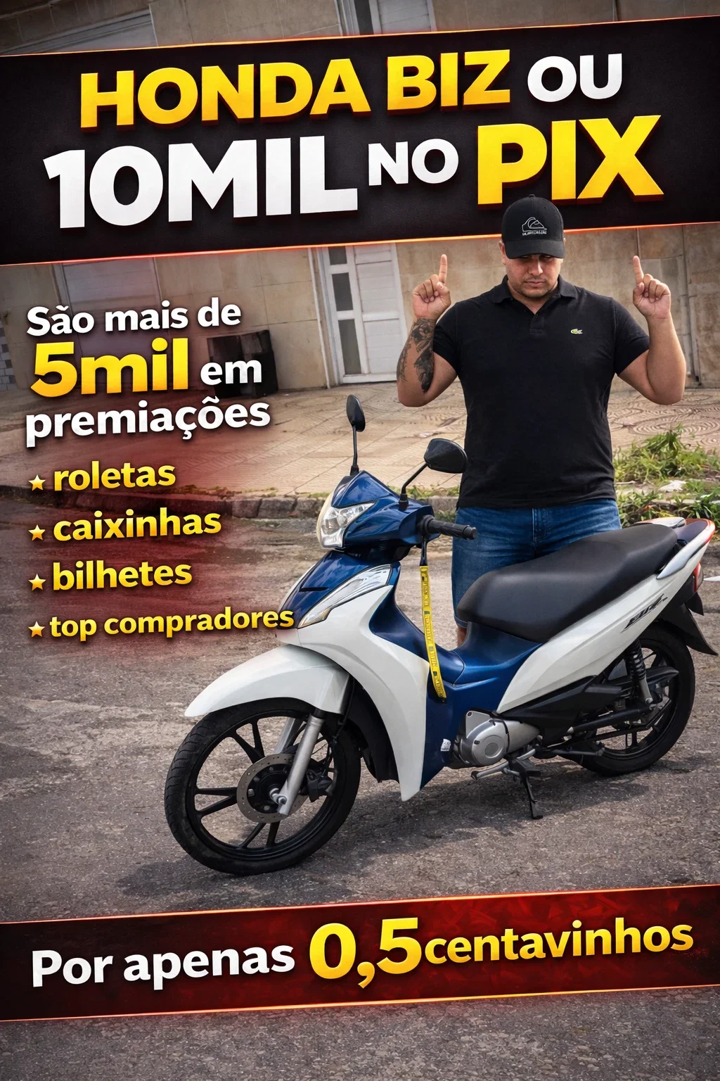 Honda Biz 125 2022 ou 10k no pix