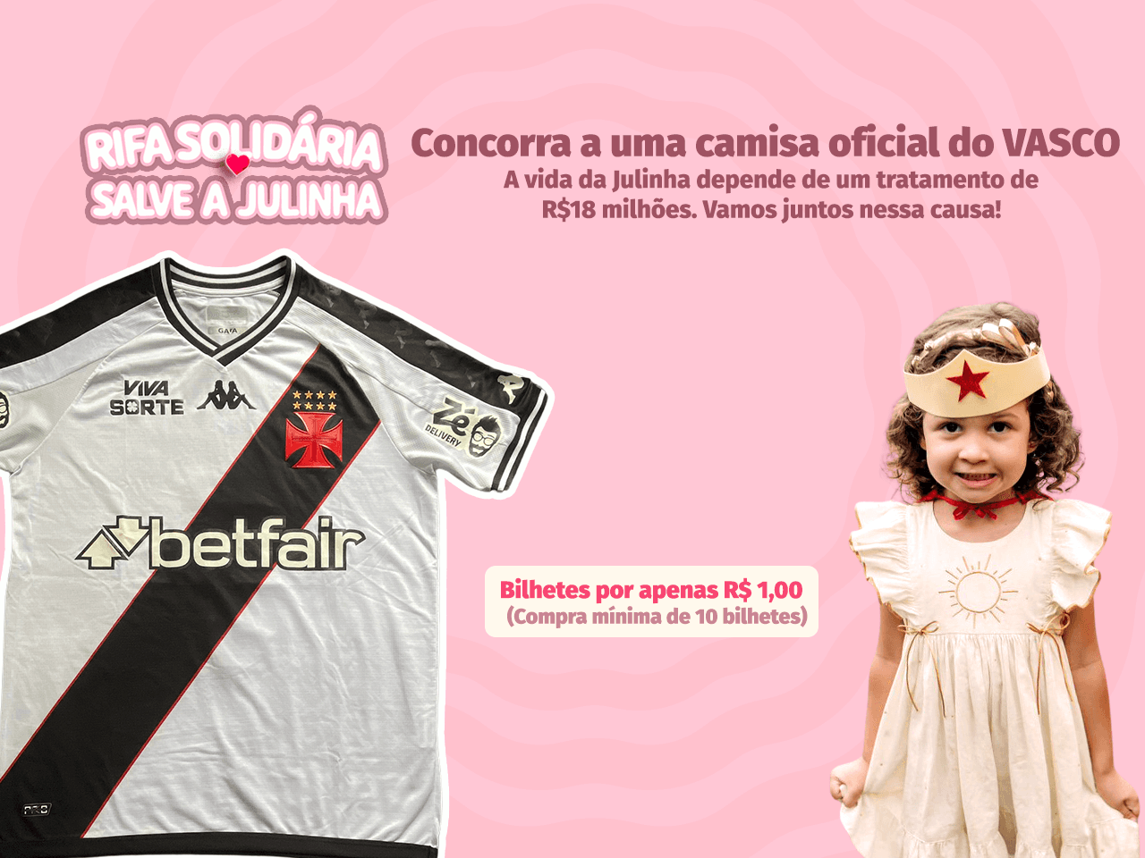 Rifa Camisa do Vasco Oficial