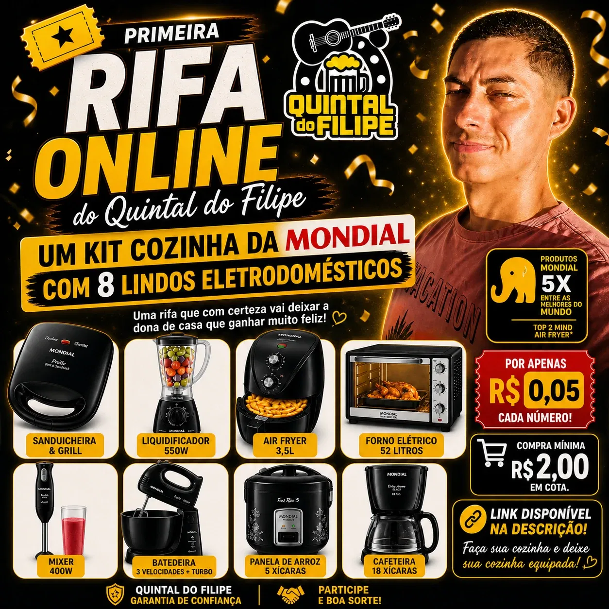 1° Rifa do Quintal do Filipe