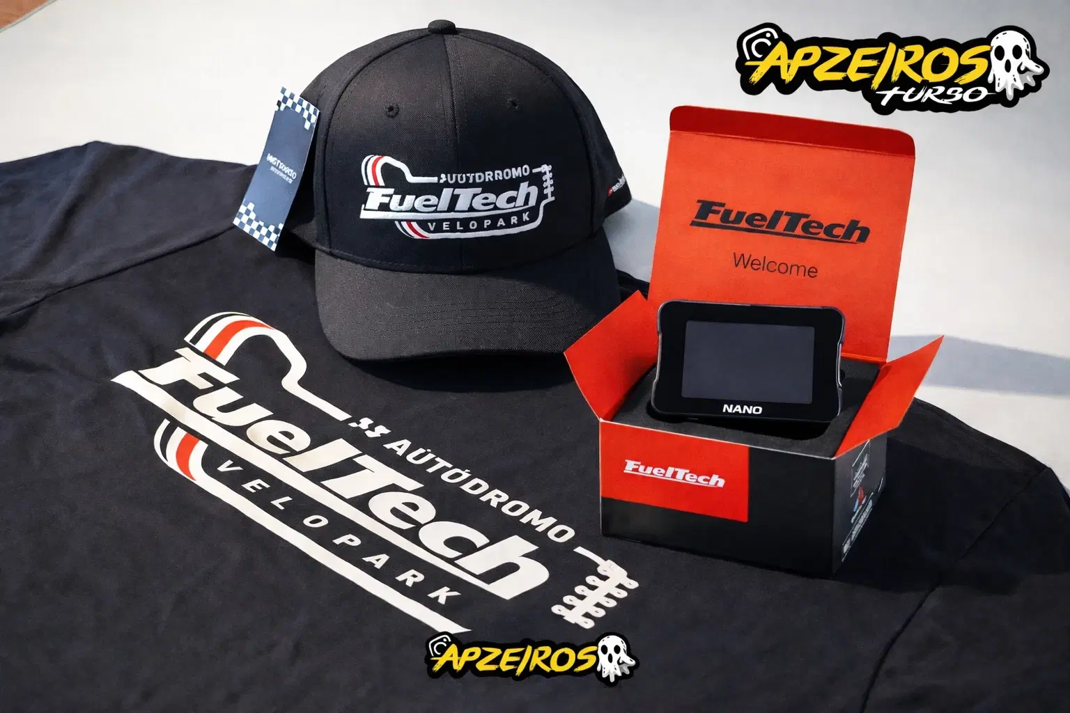 Fueltech Nano + Camiseta e boné FTVelopark