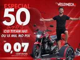 CG 160 TITAN EDIÇÃO 50 ANOS OKM OU 15K