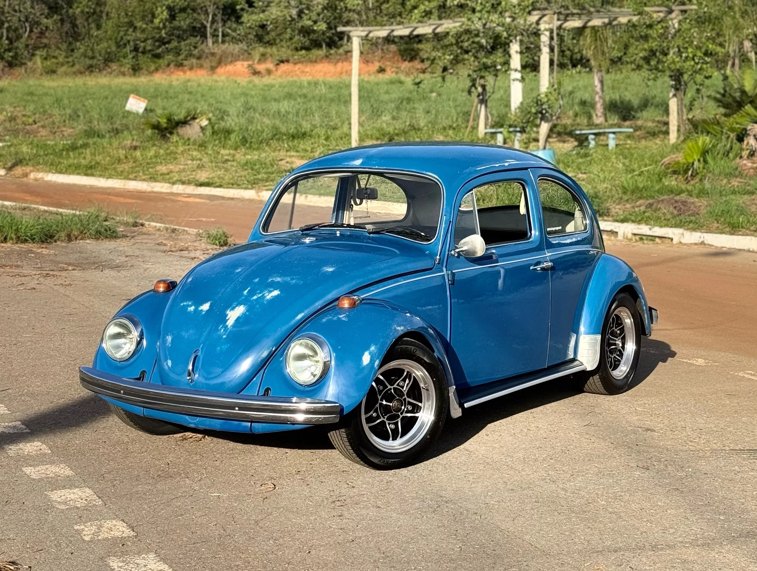 Fusca 1973 - Azul Arara + FRETE GRÁTIS