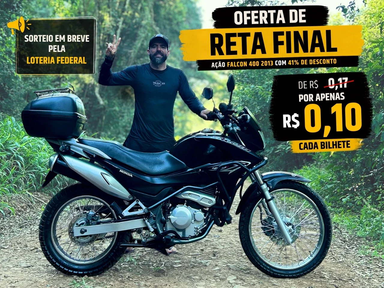 Ação Falcon 400 – Apoie um gaúcho a chegar ao Alasca de Pop 110