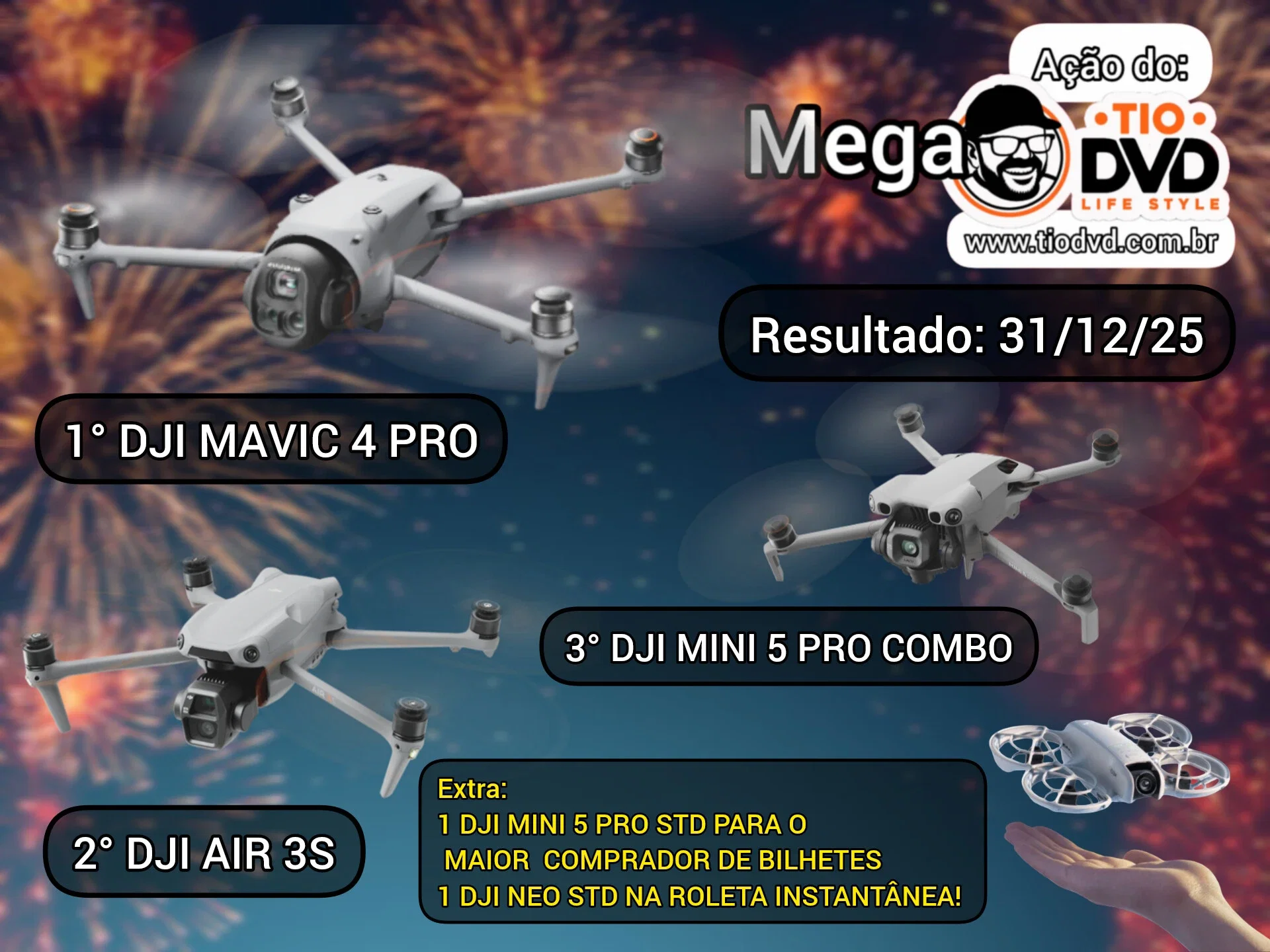 MEGA AÇÃO DO @canalTIODVD — 13 anos no YouTube! Quem conhece o TIO, confia 🇧🇷🚀