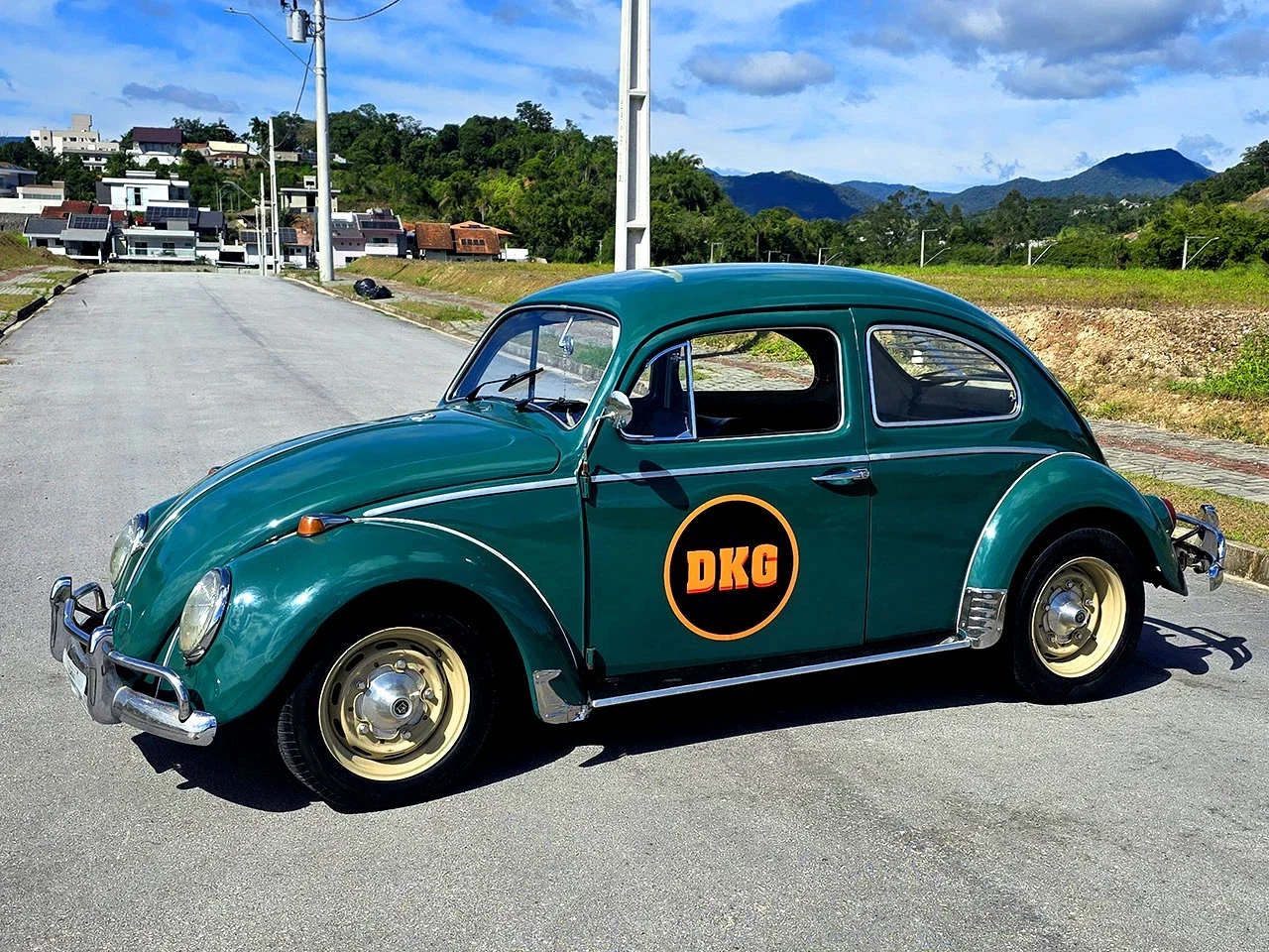 FUSCA 1300 VERDE AMAZONAS 1966