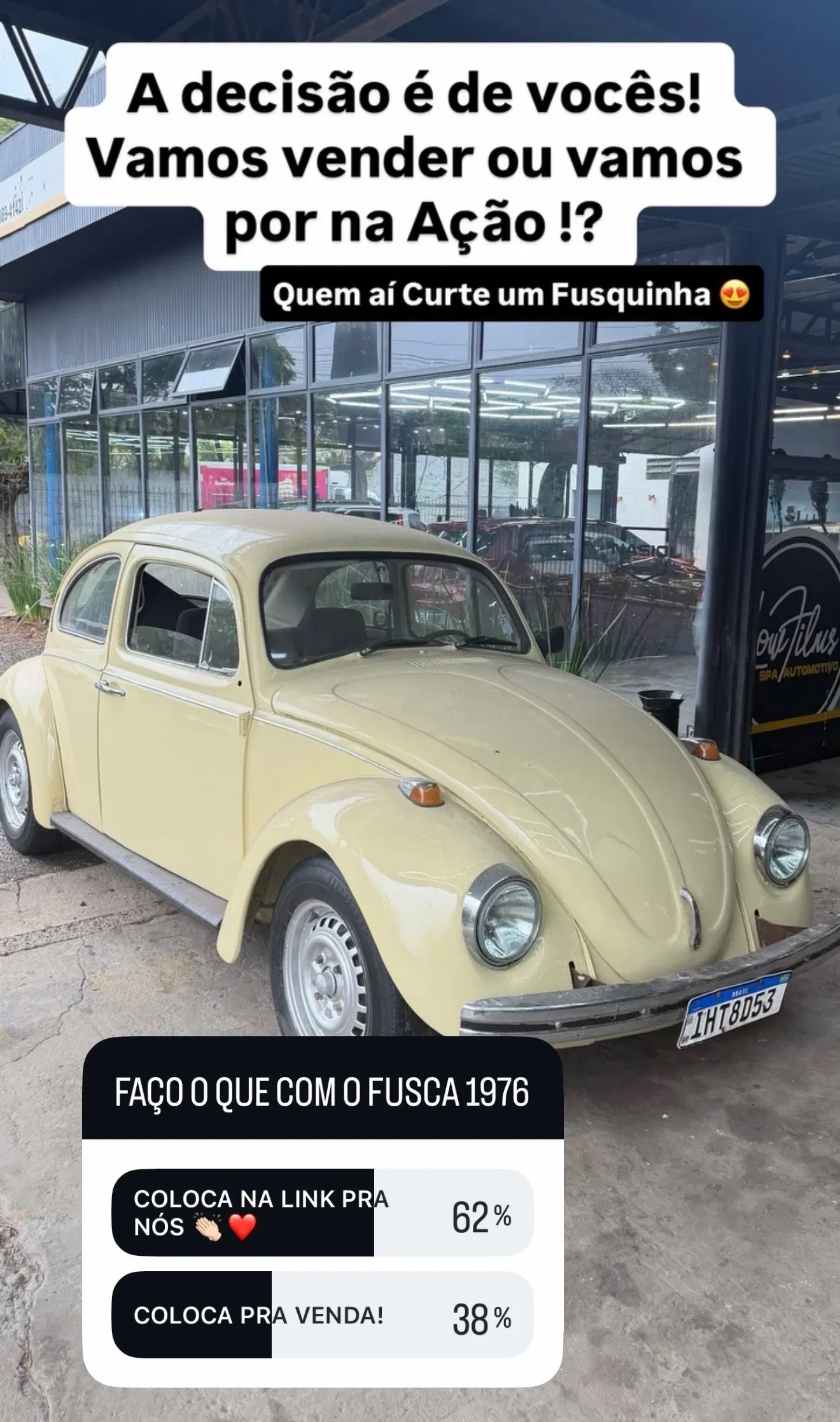 FUSCA 1300 1976
