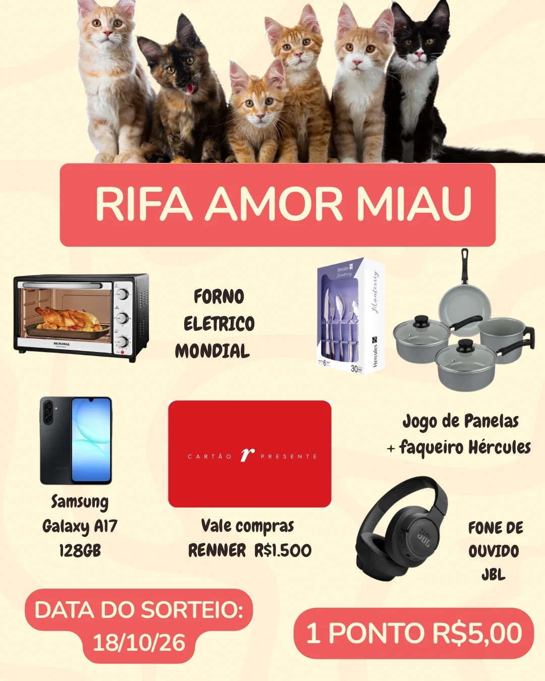 Rifa Amor Miau