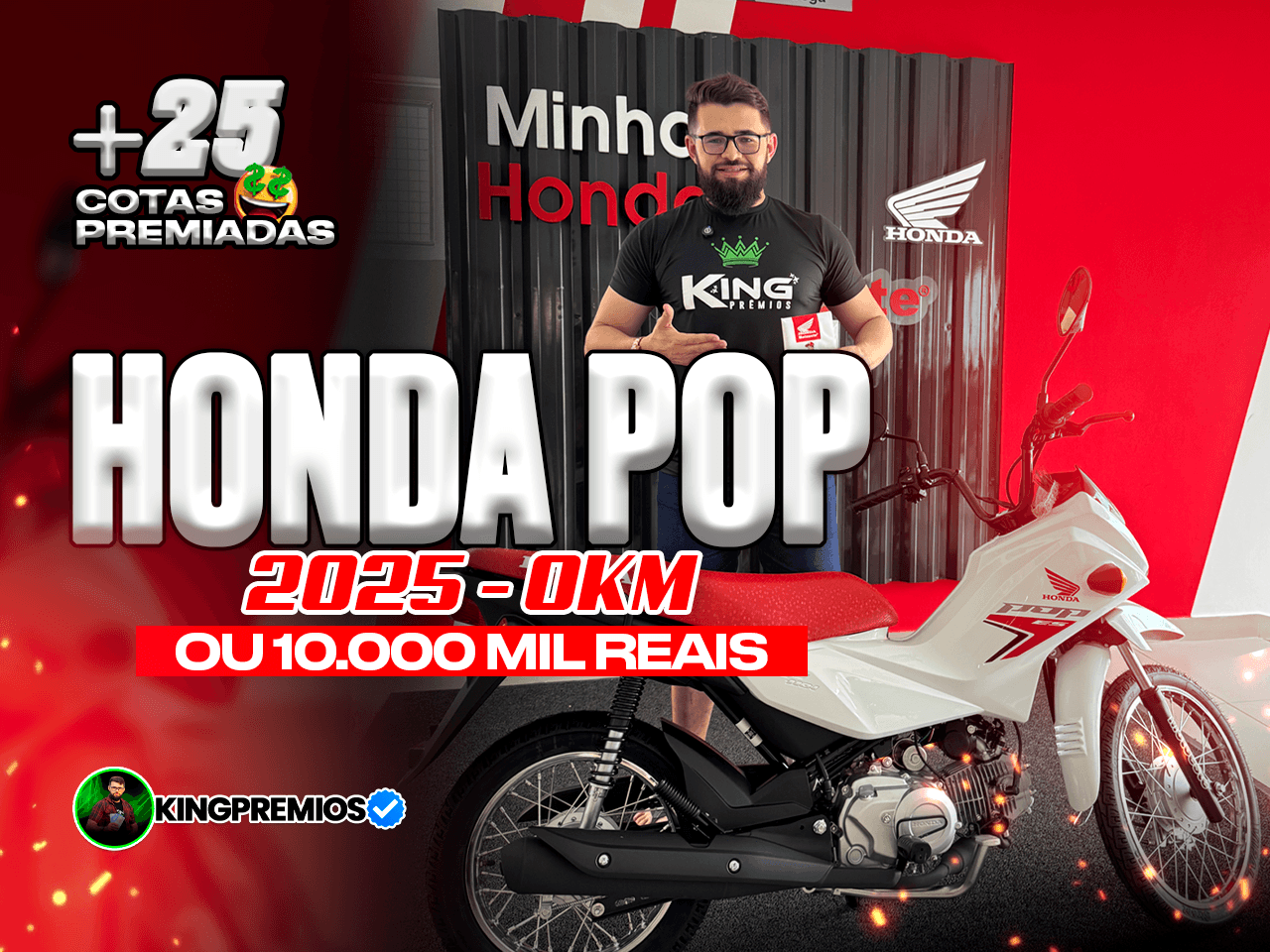 Honda Pop 110i 2025 0KM