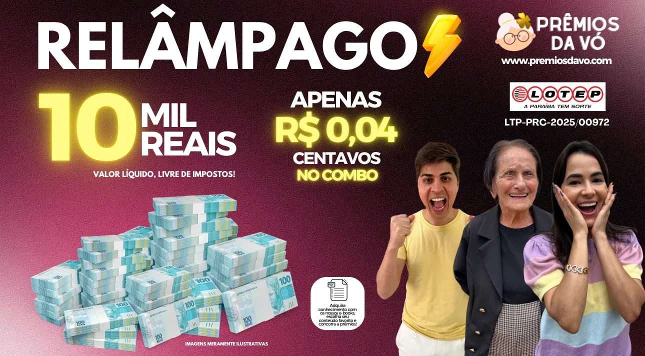 R$ 10 MIL REAIS 😱 POR R$ 0,04 CENTAVOS NO COMBO