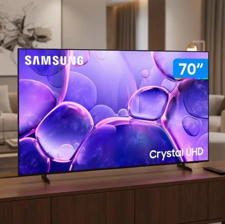Smart TV 70" Samsung UHD 4K Crystal