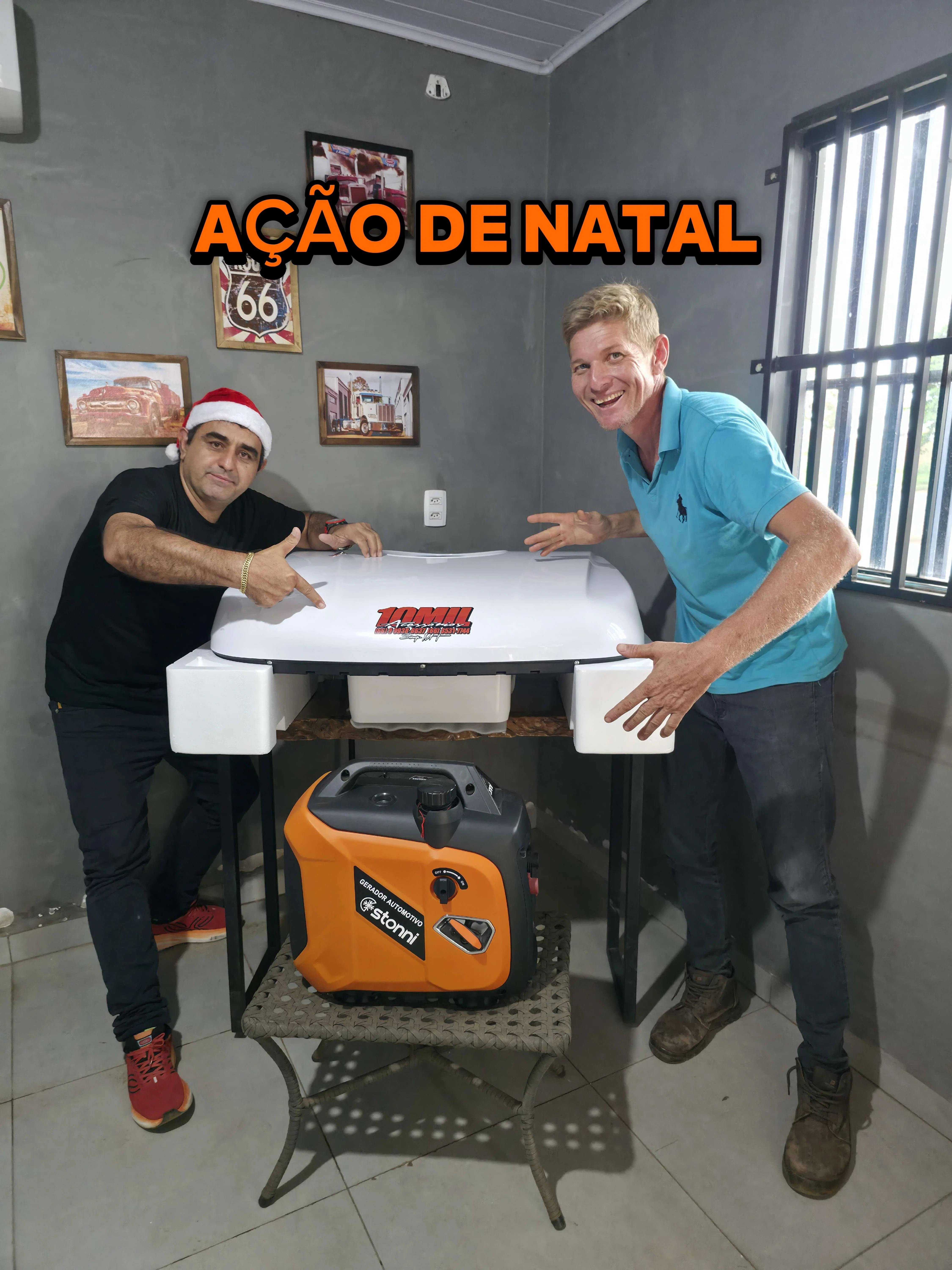 Sorte Turbo: Ar Condicionado + Gerador