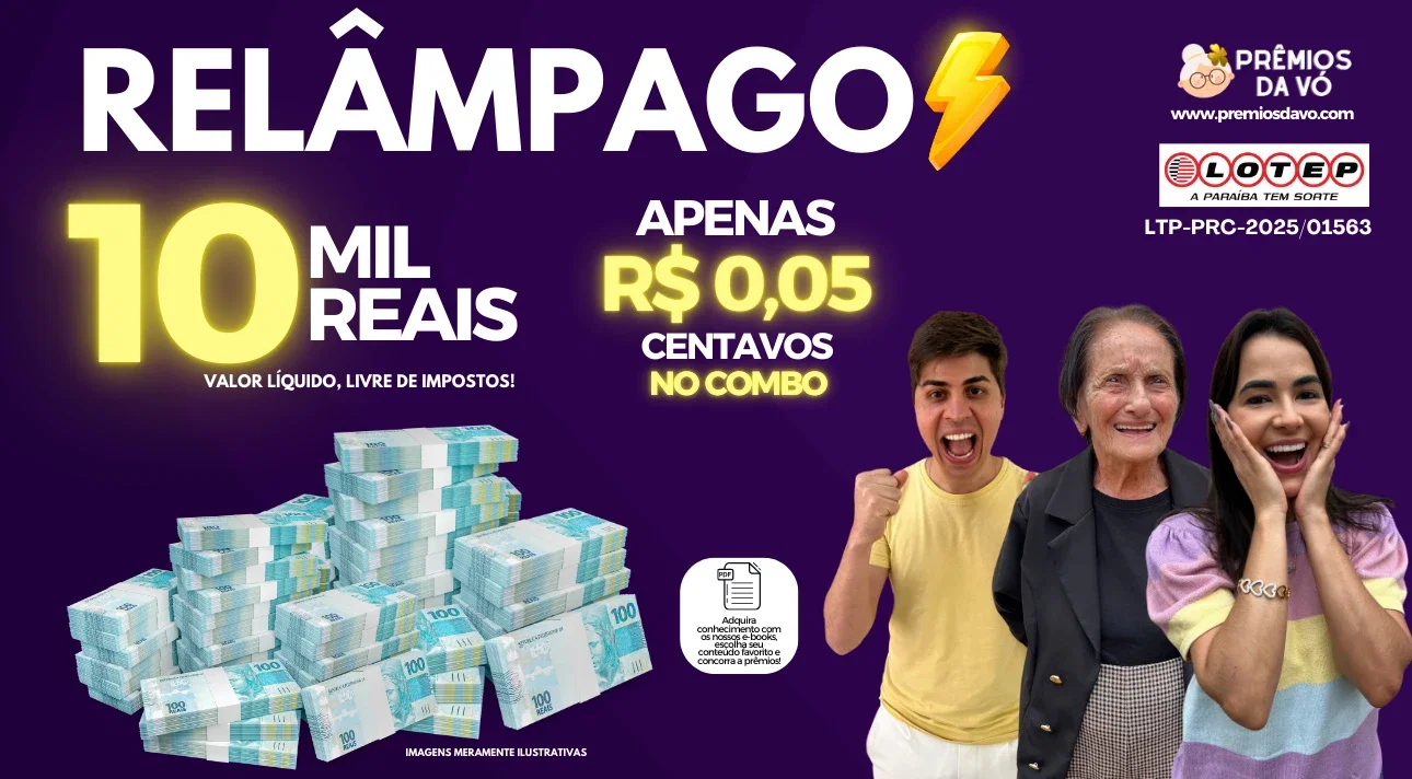R$ 10 MIL REAIS 😱 POR R$ 0,05 CENTAVOS NO COMBO