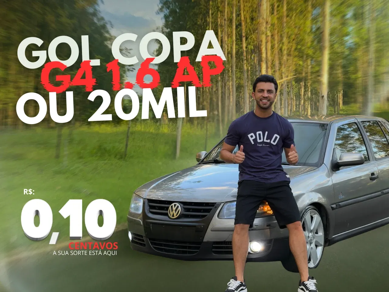 GOL COPA G4 1.6 COMPLETO  OU 20 MIL