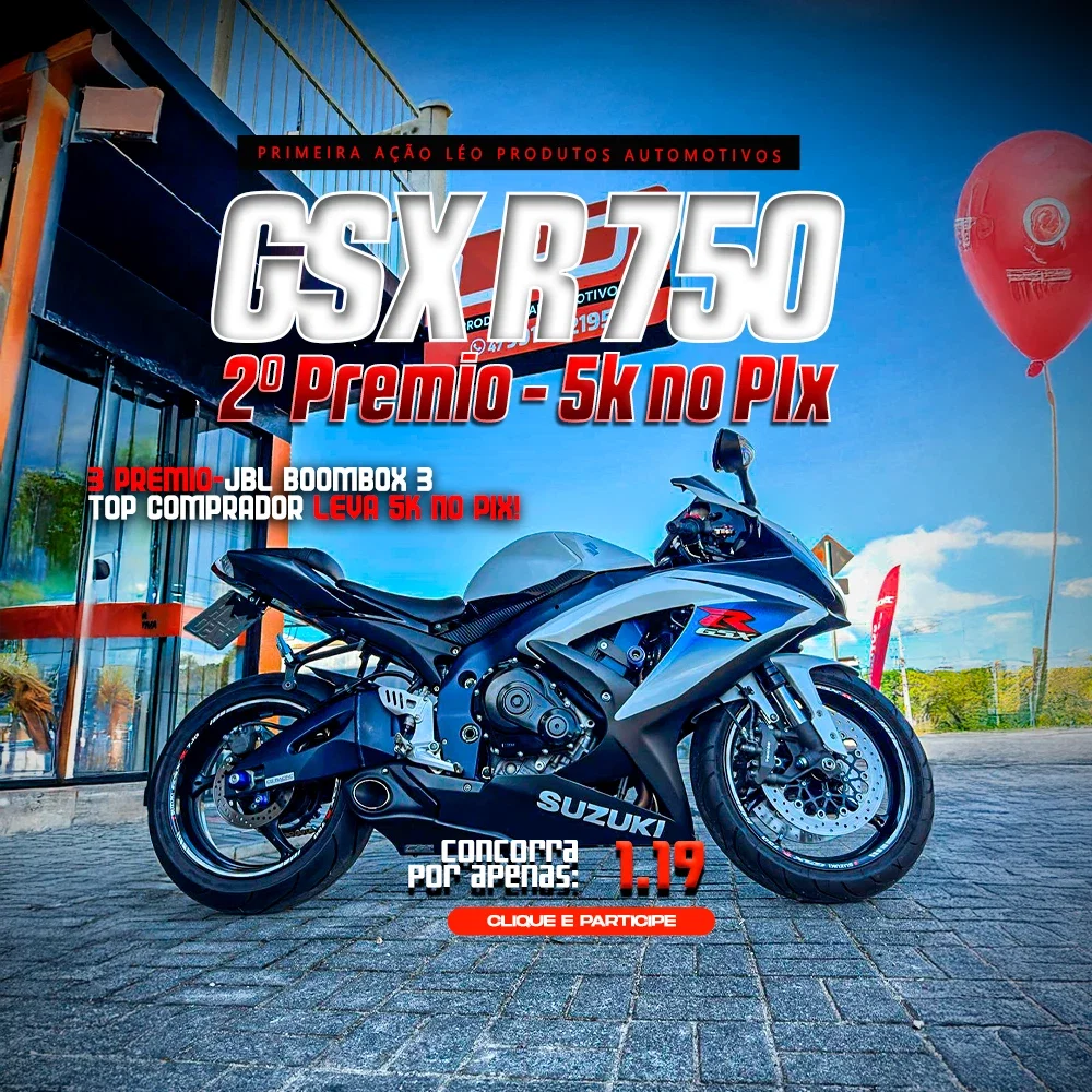 SUZUKI SRAD GSX R 750 MOTO COM ESCAPAMENTO ESPORTIVO ACESSÓRIOS MANUAL  CHAVE RESERVA    E          TANQUE CHEIO