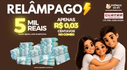 R$ 5 MIL REAIS 😱 POR R$ 0,03 CENTAVOS NO COMBO
