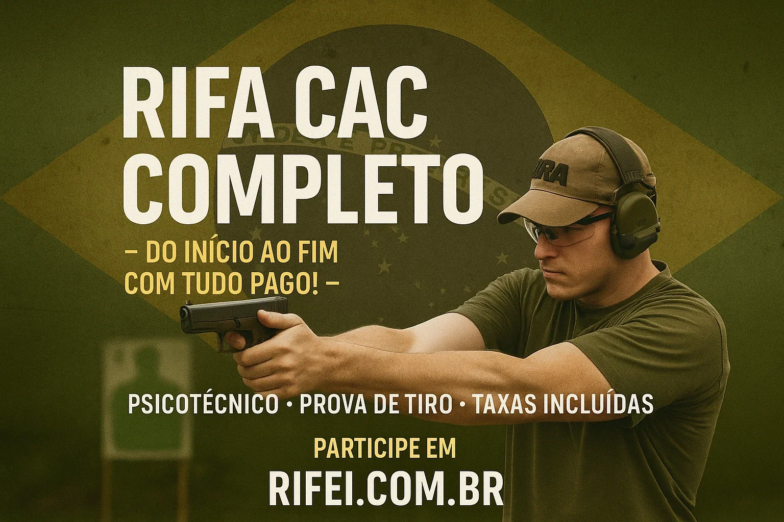 Transforme o Sonho de ter seu Registro CAC e seu equipamento em realidade — Por apenas R$5,00!