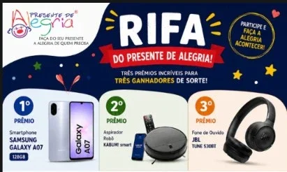 Rifa do Presente de Alegria