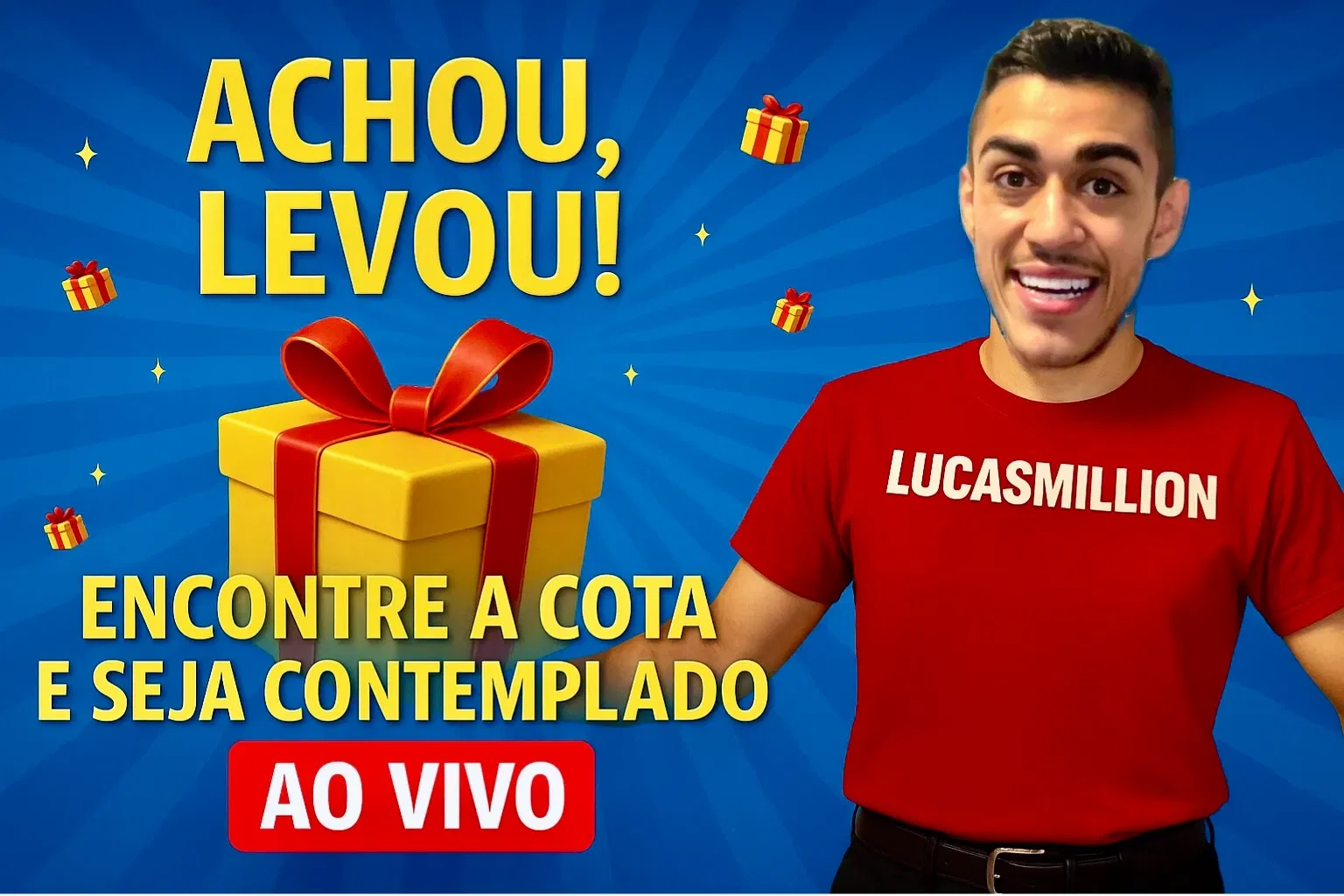 ACHOU, LEVOU!! |  Encontre a cota e ganhe um IPhone 17